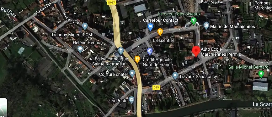 Permis auto Ecole à Marchiennes