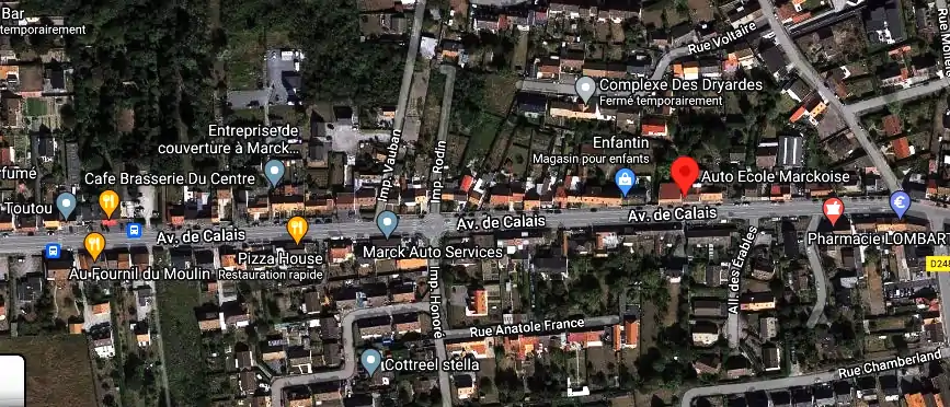 Permis auto Ecole à Marck