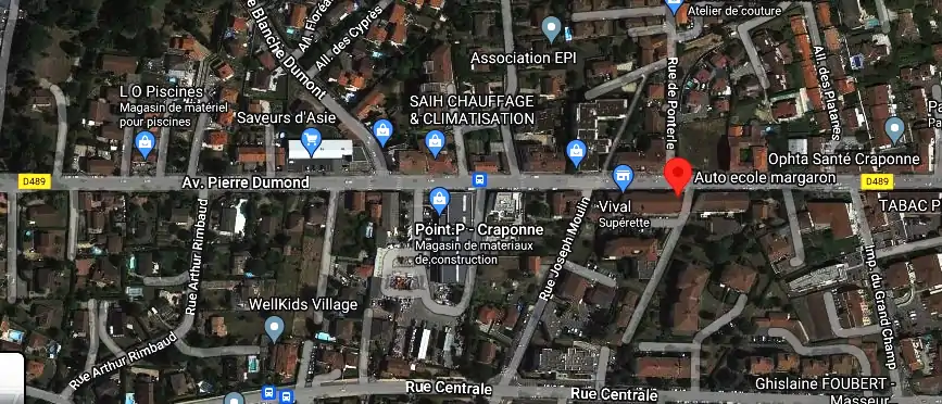 Permis auto Ecole à Craponne