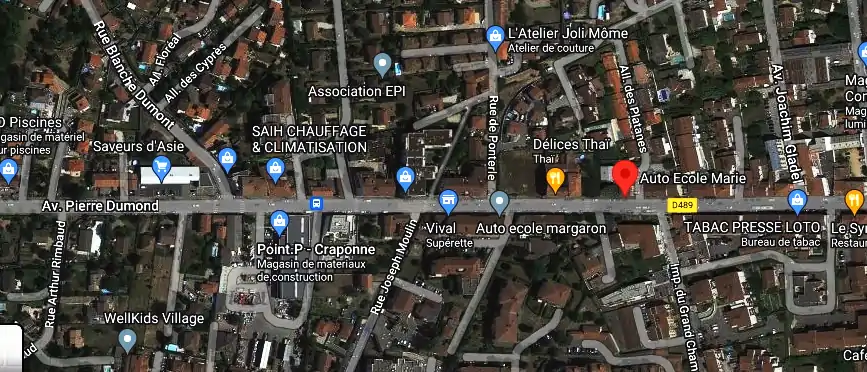 Permis auto Ecole à Craponne