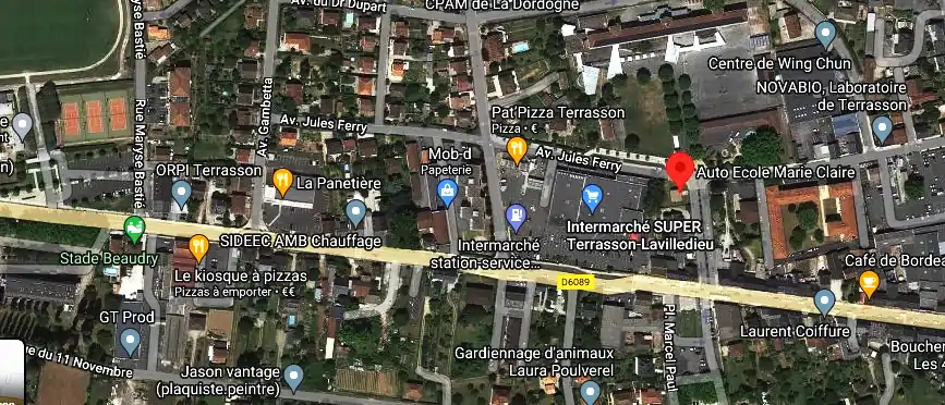 Permis auto Ecole à Terrasson-Lavilledieu