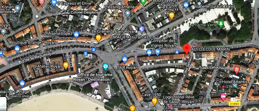 Permis auto Ecole à Royan