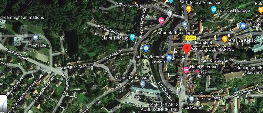 Permis auto Ecole à Aubusson