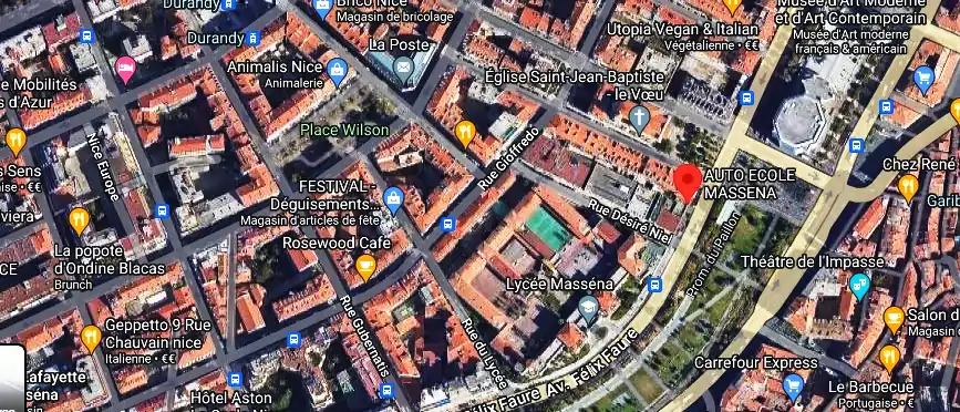 Permis auto Ecole à Nice