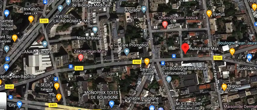 Permis auto Ecole à Boulogne-Billancourt