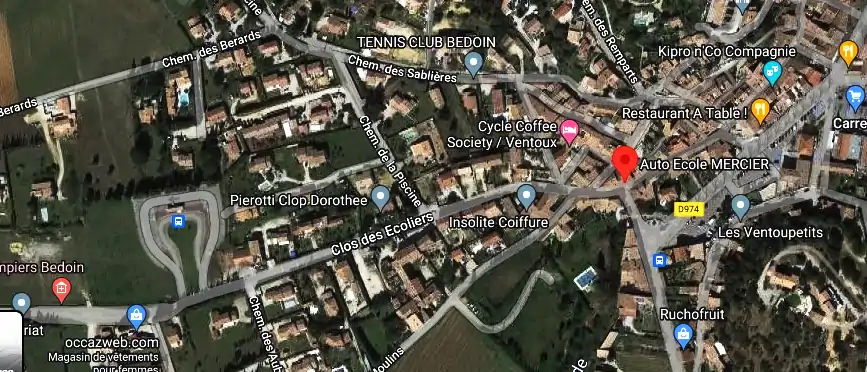 Permis auto Ecole à Bédoin