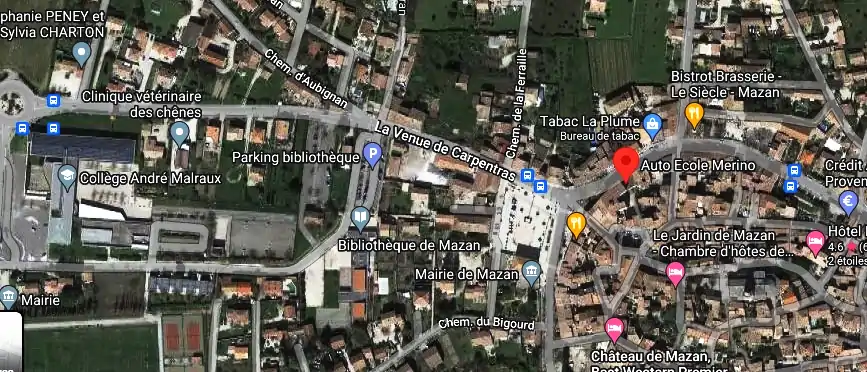 Permis auto Ecole à Mazan