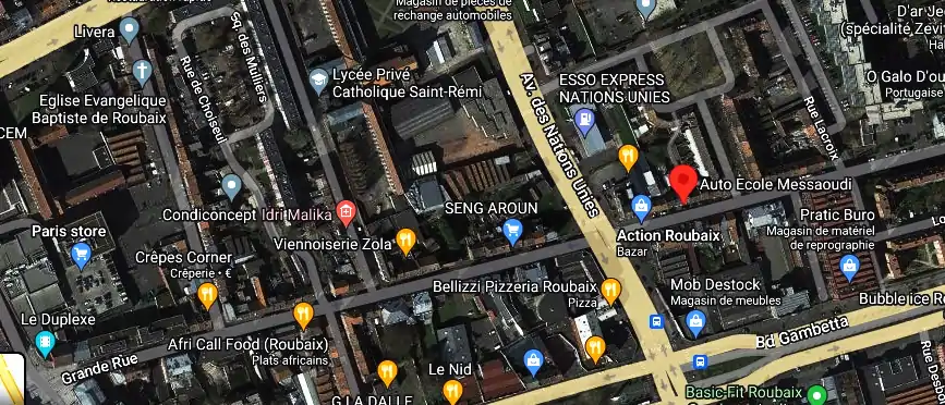 Permis auto Ecole à Roubaix