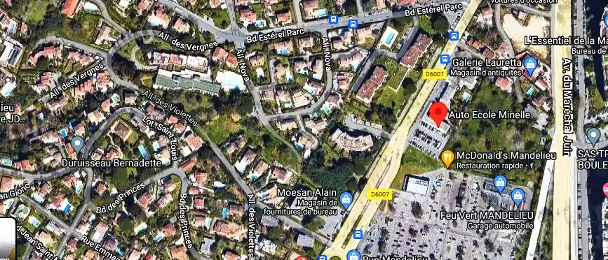 Permis auto Ecole à Mandelieu-la-Napoule