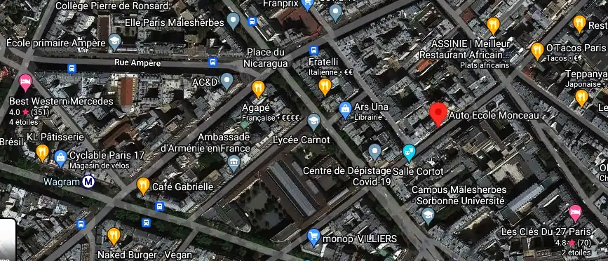 Permis auto Ecole à Paris