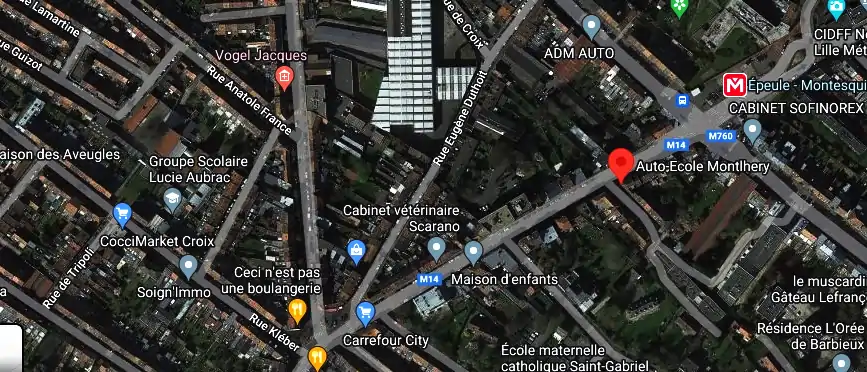 Permis auto Ecole à Roubaix