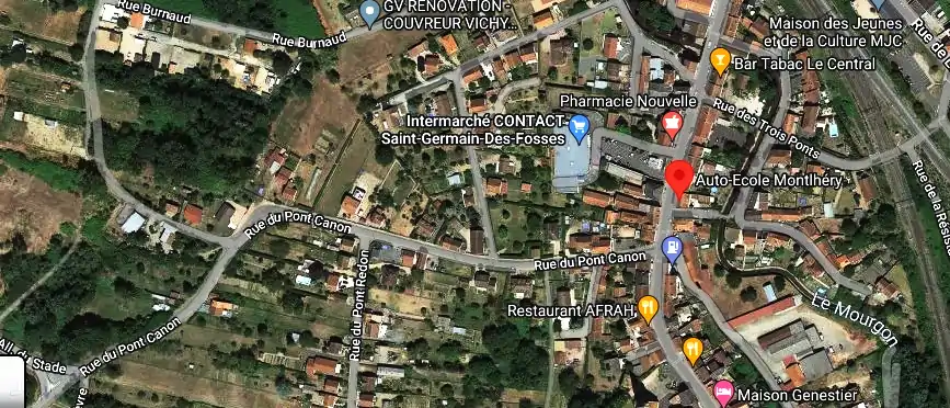 Permis auto Ecole à Saint-Germain-des-Fossés