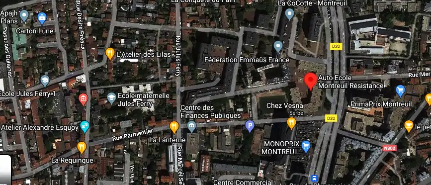 Permis auto Ecole à Montreuil