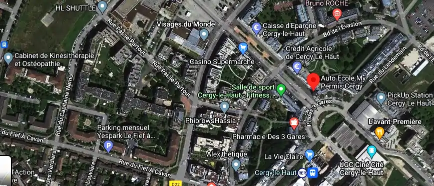 Permis auto Ecole à Cergy