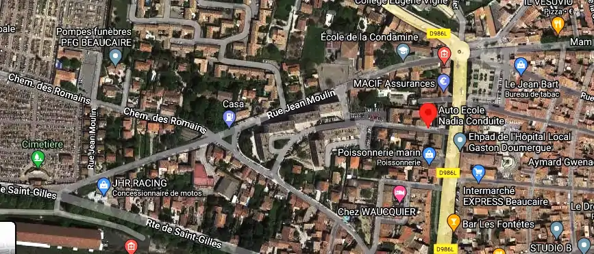 Permis auto Ecole à Beaucaire