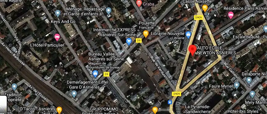 Permis auto Ecole à Asnières-sur-Seine