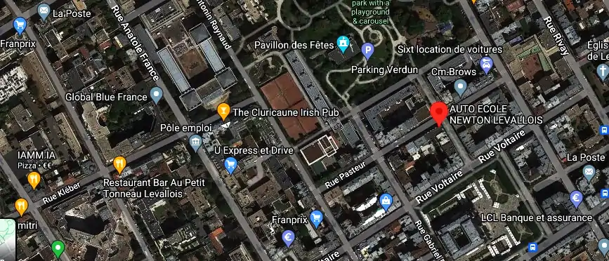 Permis auto Ecole à Levallois-Perret