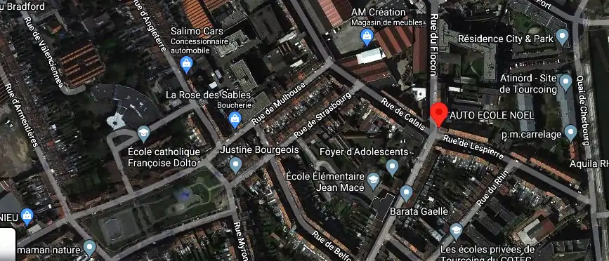 Permis auto Ecole à Tourcoing