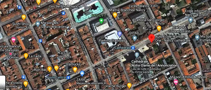 Permis auto Ecole à Nancy