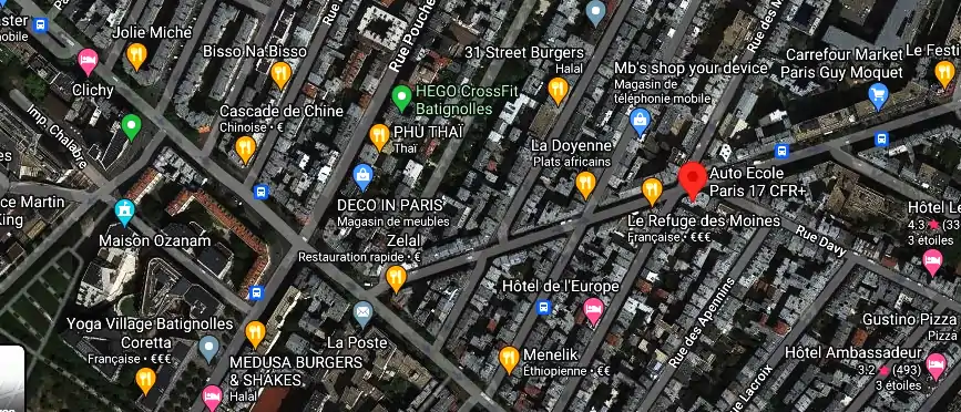 Permis auto Ecole à Paris