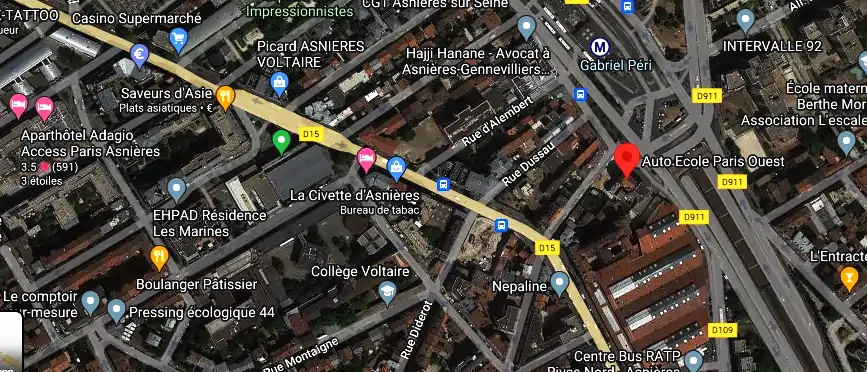 Permis auto Ecole à Asnières-sur-Seine