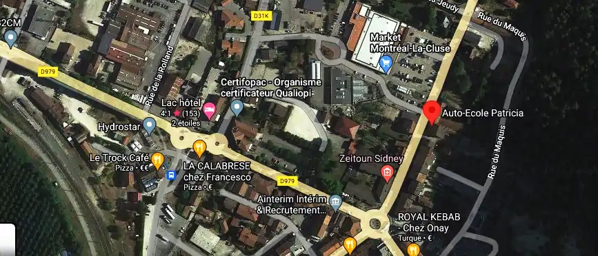 Permis auto Ecole à Montréal-la-Cluse