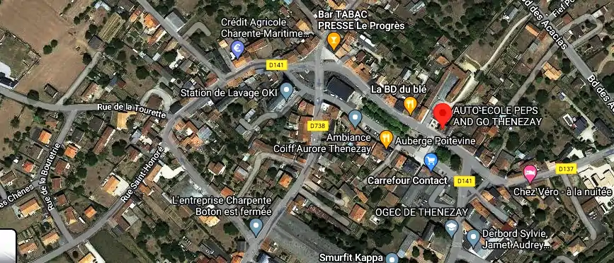 Permis auto Ecole à Thénezay