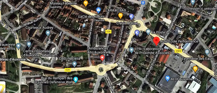 Permis auto Ecole à Auxonne