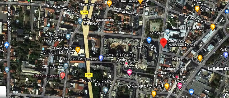 Permis auto Ecole à Épernay