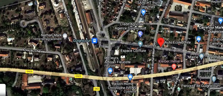 Permis auto Ecole à Guignicourt