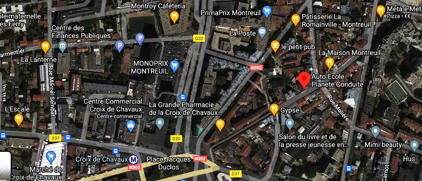 Permis auto Ecole à Montreuil