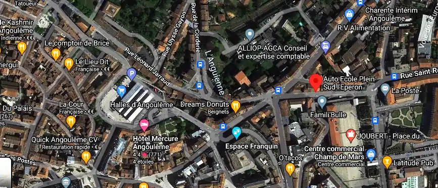 Permis auto Ecole à Angoulême