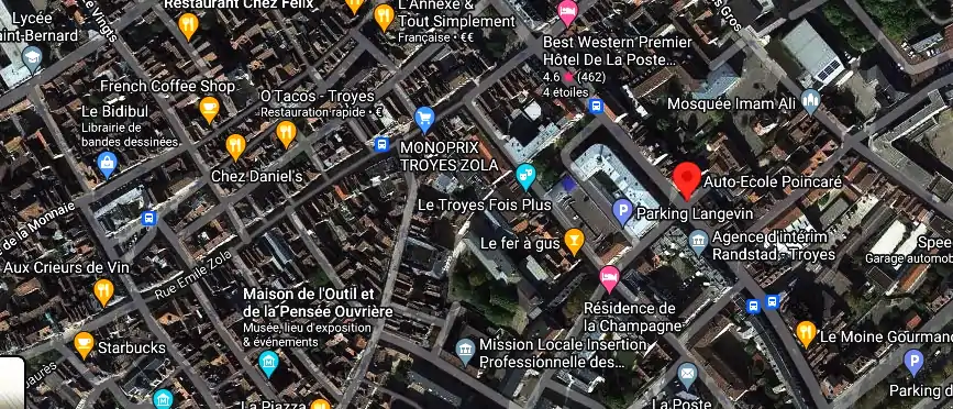 Permis auto Ecole à Troyes