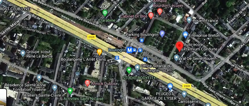 Permis auto Ecole à Rouen