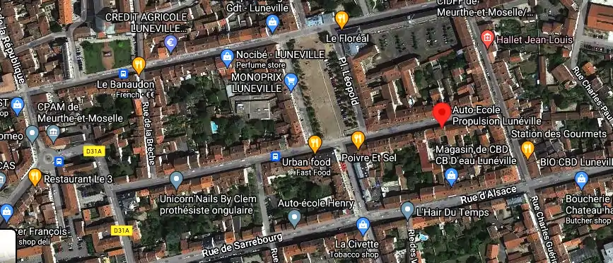 Permis auto Ecole à Lunéville