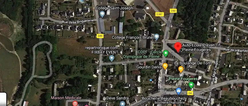 Permis auto Ecole à Pleine-Fougères