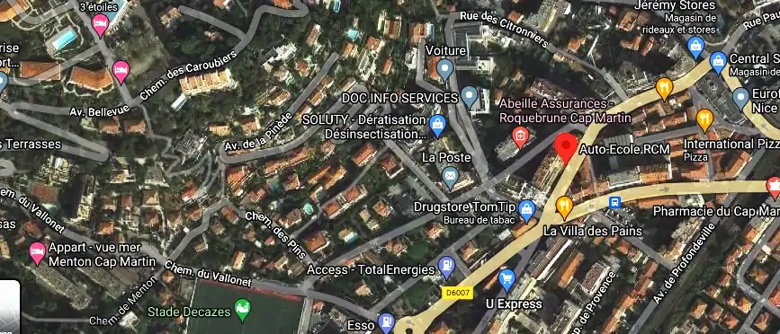 Permis auto Ecole à Roquebrune-Cap-Martin