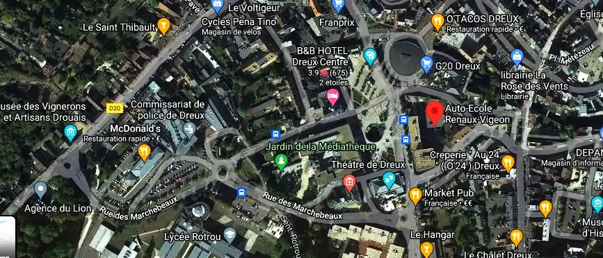 Permis auto Ecole à Dreux