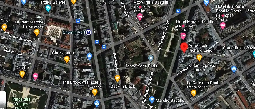 Permis auto Ecole à Paris