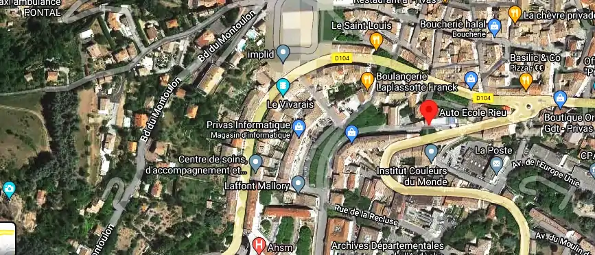 Permis auto Ecole à Privas