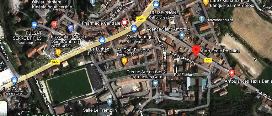 Permis auto Ecole à Saint-Ambroix