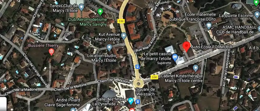 Permis auto Ecole à Marcy-l'Étoile