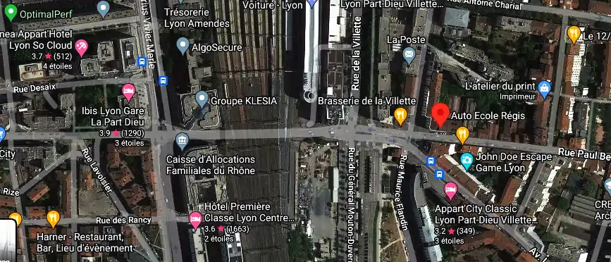 Permis auto Ecole à Lyon