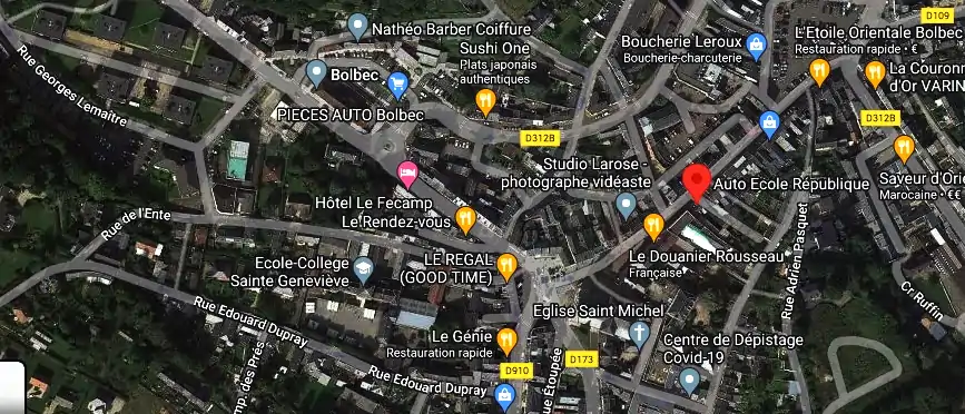 Permis auto Ecole à Bolbec