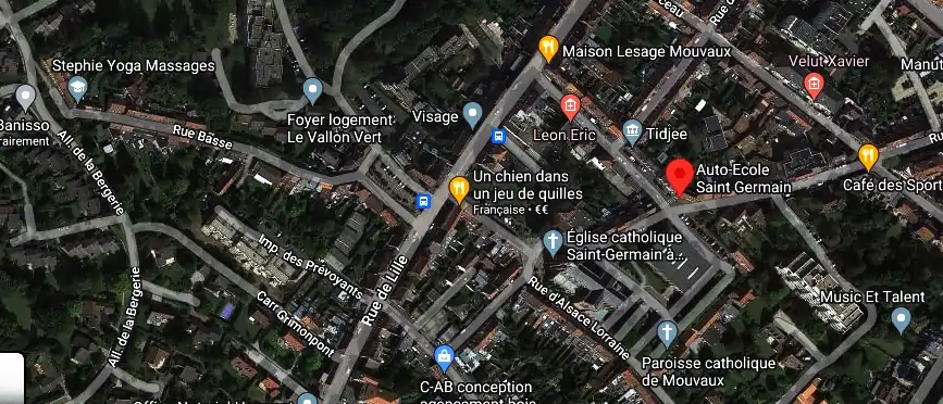 Permis auto Ecole à Mouvaux