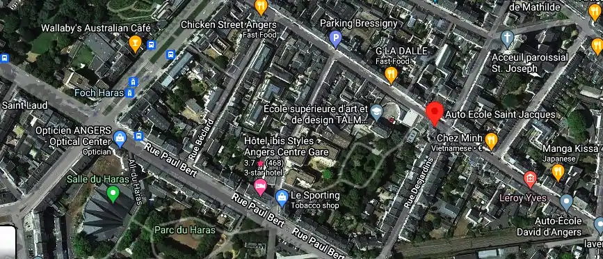 Permis auto Ecole à Angers