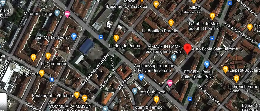 Permis auto Ecole à Lyon