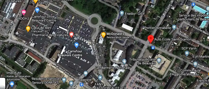 Permis auto Ecole à 60000 Beauvais