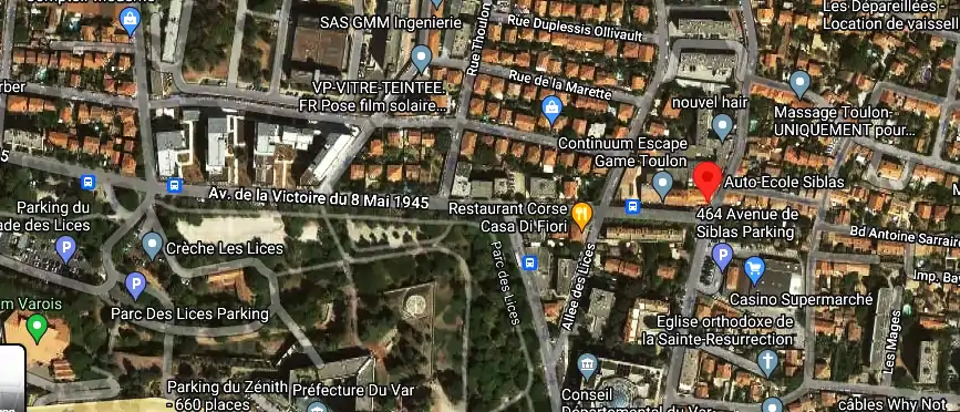 Permis auto Ecole à Toulon