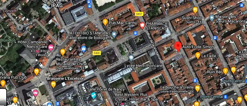 Permis auto Ecole à Nancy